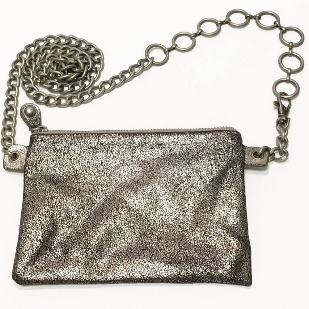 Deena and Ozzy Brown w/Gold Pebble Purse